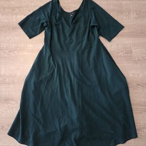 2x 18 City Chic Teal Midi Dress